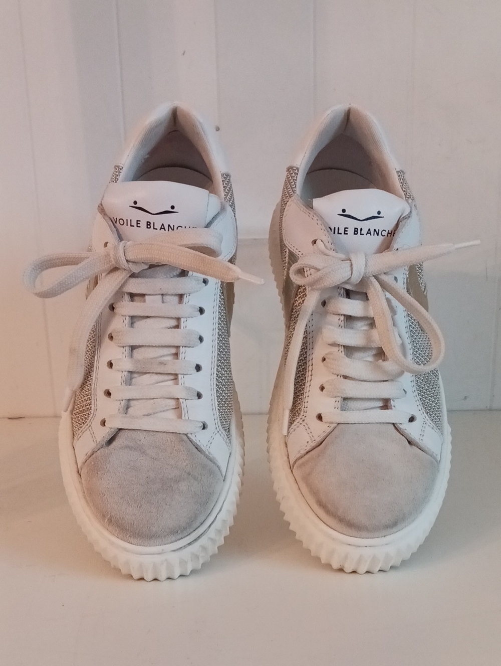VOILE BLANCHE WH GOLD SNEAKERS